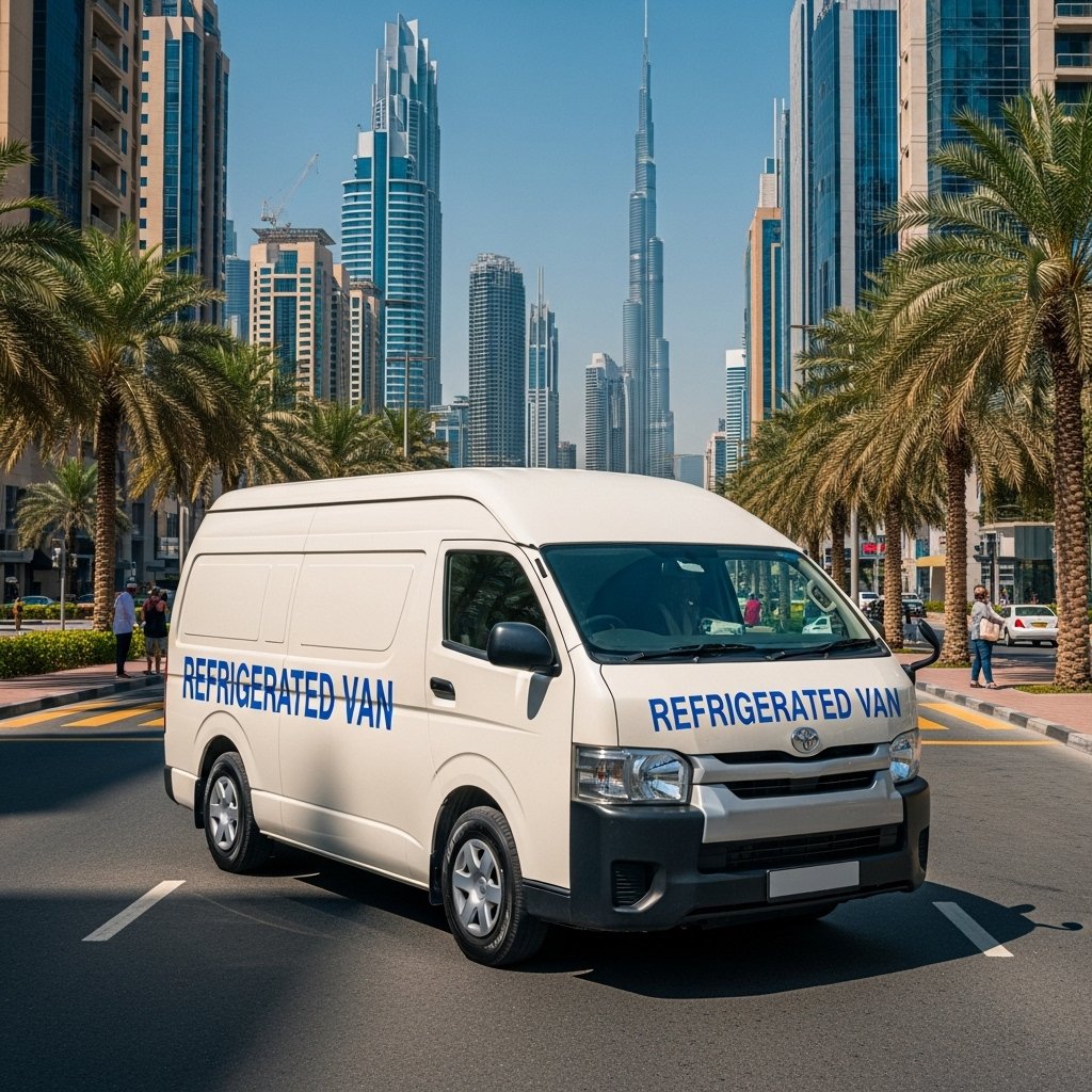 refrigerated van for rental dubai